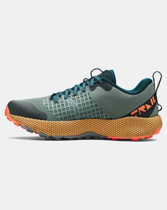 Unisex UA HOVR™ Ridge Trail Running Shoes in Green image number 1
